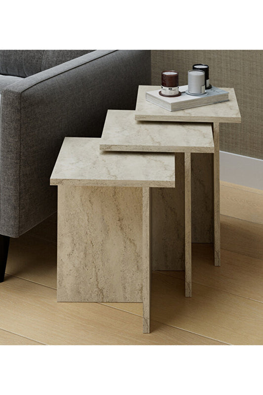 Flow 3’lü Zigon Sehpa